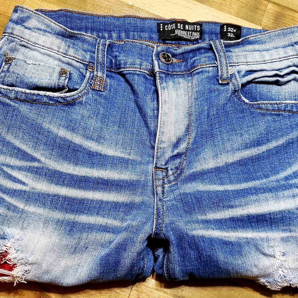 Blue Distressed Women Jeans